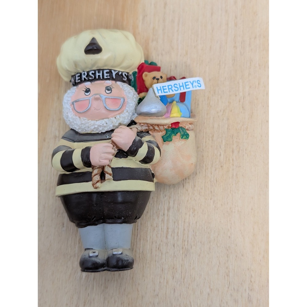 Vintage Hersheys Baker Bell and Magnets Set J.H. Schuler Christmas Kitchen Decor - Picture 2 of 8